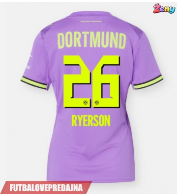 Lacne Ženy Futbalové dres Borussia Dortmund Julian Ryerson #26 2026-27 Krátky Rukáv - Tretina